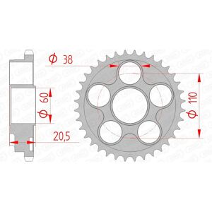 AFAM Standard stålkrone 50605 - 525