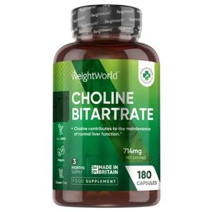 Cholin 714 mg, 180 stk - Til lever, hjerne og forbrænding
