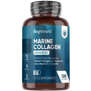 Collagen & Hyaluronsyre, 120 stk - NatiCol® Marine Collagen med C-vitamin og Co-Q10