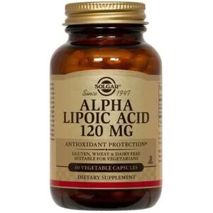 Solgar Ácido Alfa Lipoico 120mg 60 Cápsulas