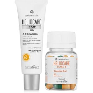 Heliocare Pack 360º A-R Emulsión SPF50 50ml + Cápsulas Ultra-D x30