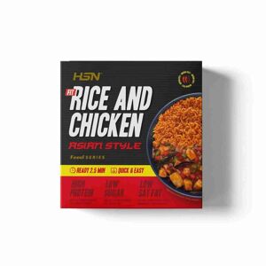 HSN Plato preparado estilo fit arroz con pollo en salsa estilo asiática - 420g