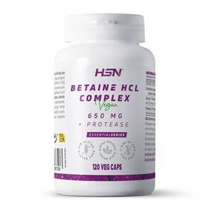 HSN Betaína hcl 650mg complex - 120 veg caps