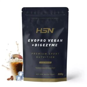HSN Evopro vegan (mezcla proteínas premium) + digezyme® 500g café helado