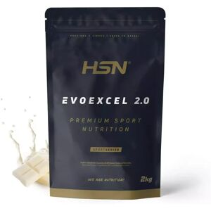 HSN Evoexcel 2.0 (whey protein isolate + concentrate) 2kg chocolate blanco