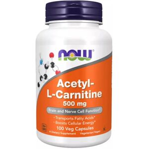 Now Foods Acetil l-carnitina 500mg - 100 veg caps