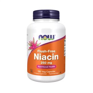 Now Foods Niacina (vitamina b3) flush-free 250mg - 180 veg caps