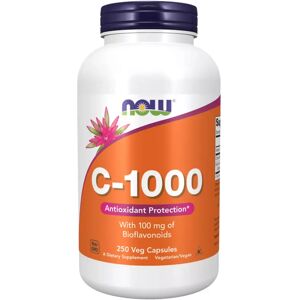 Now Foods Vitamina c + bioflavonoides 1000mg/100mg - 250 veg caps