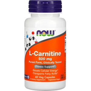 Now Foods Now L-Carnitina 500mg Cápsulas x60