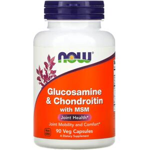 Now Foods Now Glucosamina Condroitina y MSM Cápsulas x90