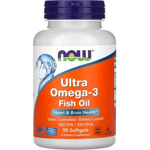 Now Foods Now Ultra Omega-3 Cápsulas de Aceite de Pescado x90