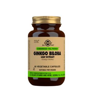 Solgar Extracto de Hoja de Ginkgo Biloba Cápsulas x60