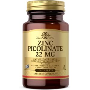 Solgar Picolinato de Zinc 22mg Cápsulas x100