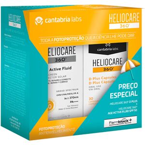 Heliocare 360 ​​Age Active Fluido 50ml + D Plus Cápsulas x30