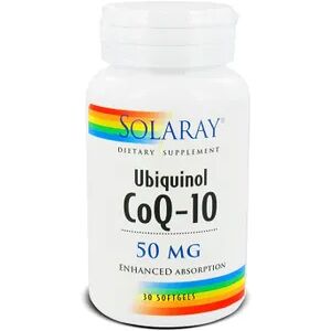 Solaray UBIQUINOL COQ-10 50mg 30 Softgels