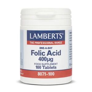 Lamberts ÁCIDO FÓLICO 400µg 100 Tabs