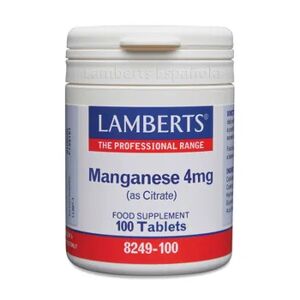 Lamberts MANGANESO 4mg 100 Tabs
