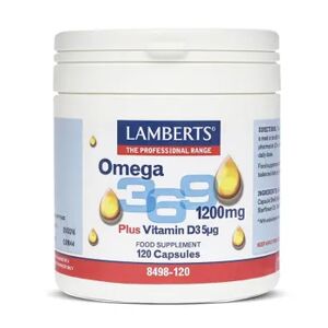 Lamberts OMEGA 3,6,9 + VITAMINA D3 120 Caps