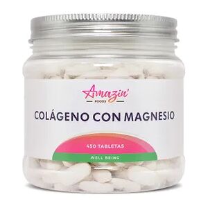 Amazin' Foods COLÁGENO CON MAGNESIO 450 Tabs