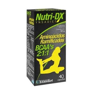 Ynsadiet NUTRI DX BCAA'S 2:1:1 AMINOÁCIDOS RAMIFICADOS 40 Caps