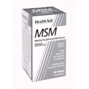 Health Aid MSM METILSULFONILMETANO 1000MG 90 Tabs