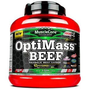 Amix Nutrition OPTIMASS BEEF GAINER 2500g Chocolate Doble