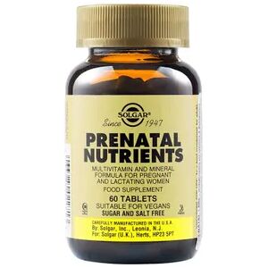 Solgar PRENATAL NUTRIENTS 60 Tabs