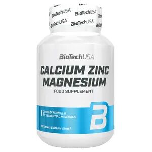 Biotech USA CALCIUM ZINC MAGNESIUM 100 Tabs