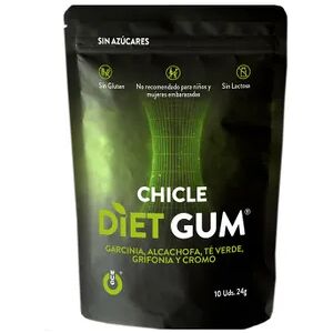 Wugum Chicle Diet 10 Uds Menta