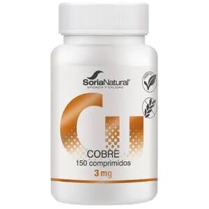 Soria Natural Cobre 3 mg 150 Tabs