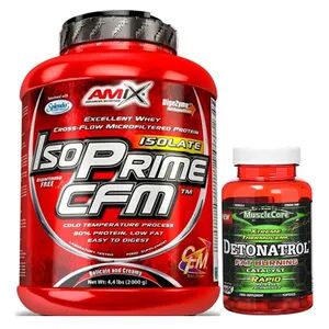 Amix Nutrition Pack Regalo Isoprime CFM Isolate 2 Kg + Detonatrol 30 Caps Vainilla