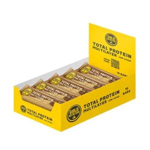 Gold Nutrition Total Protein Multilayer Low Sugar 10 Barritas 60g Zanahoria Canela