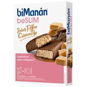 Bimanán BeSlim Barritas Sabor Toffee 31g 30 Barritas Toffee