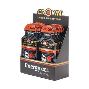 Crown Energy Gel + Cafeína 40g 12 Uds Frutos Rojos
