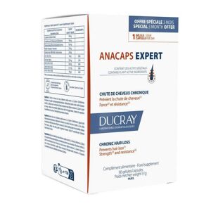 Ducray Anacaps Experto Complemento alimenticio para la caída crónica del cabello 1 un.