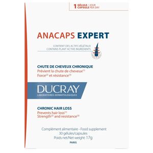 Ducray Anacaps Experto Complemento alimenticio para la caída crónica del cabello 30 caps.