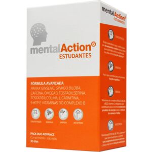 Mental Action Tónico cerebral EstudiantesTónico Cerebral para Estudiantes 30 comp. 30 caps. 1 un.