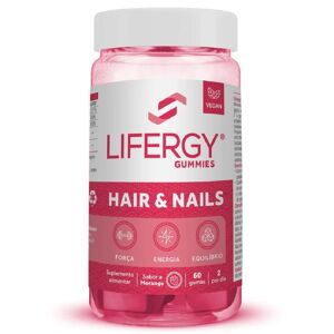 Lifergy Gominolas Cabello y Uñas 60 gominolas Strawberry