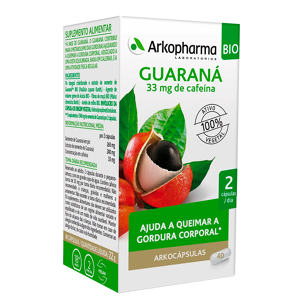 Arkopharma Arkocápsulas Guaraná Bio Complemento alimenticio 40 caps.
