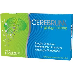 Complemento alimenticio de Ginkgo BilobaCerebrum Ginkgo Biloba Ampolas 20 un.