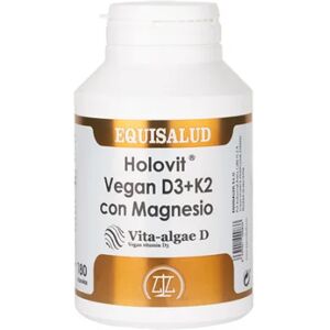 Equisalud Holovit Vegan D3+K2 con Magnesio 180caps