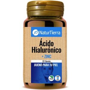 NaturTierra Ácido Hialurónico + Zinc 30 Cápsulas Vegetales