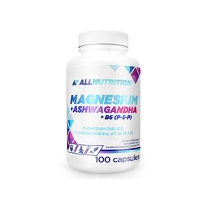 AllNutrition Magnesio + Ashwagandha + Vitamina B6 , 100 cápsulas