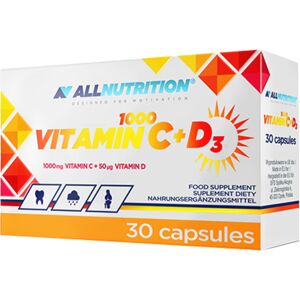 AllNutrition Vitamin C 1000 + D3, 30 cápsulas