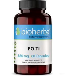 Bioherba Fo-Ti (He Shou Wu) 380 mg, 60 cápsulas