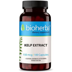 Bioherba Kelp – extracto 150 µg, 100 cápsulas