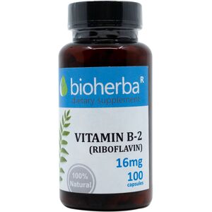 Bioherba Vitamina B2 (riboflavina) 16 mg, 100 cápsulas