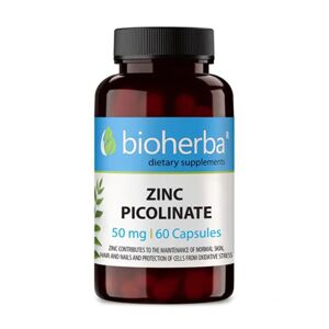 Bioherba Picolinato de zinc 50 mg, 60 cápsulas