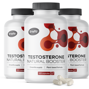 Erefit® 3x Testosterone – Natural Booster, en total 360 cápsulas