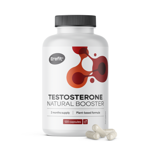 Erefit® Testosterone – Natural Booster, 120 cápsulas